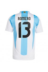 Fotbalové Dres Argentina Cristian Romero #13 Domácí Oblečení Copa America 2024 Krátký Rukáv